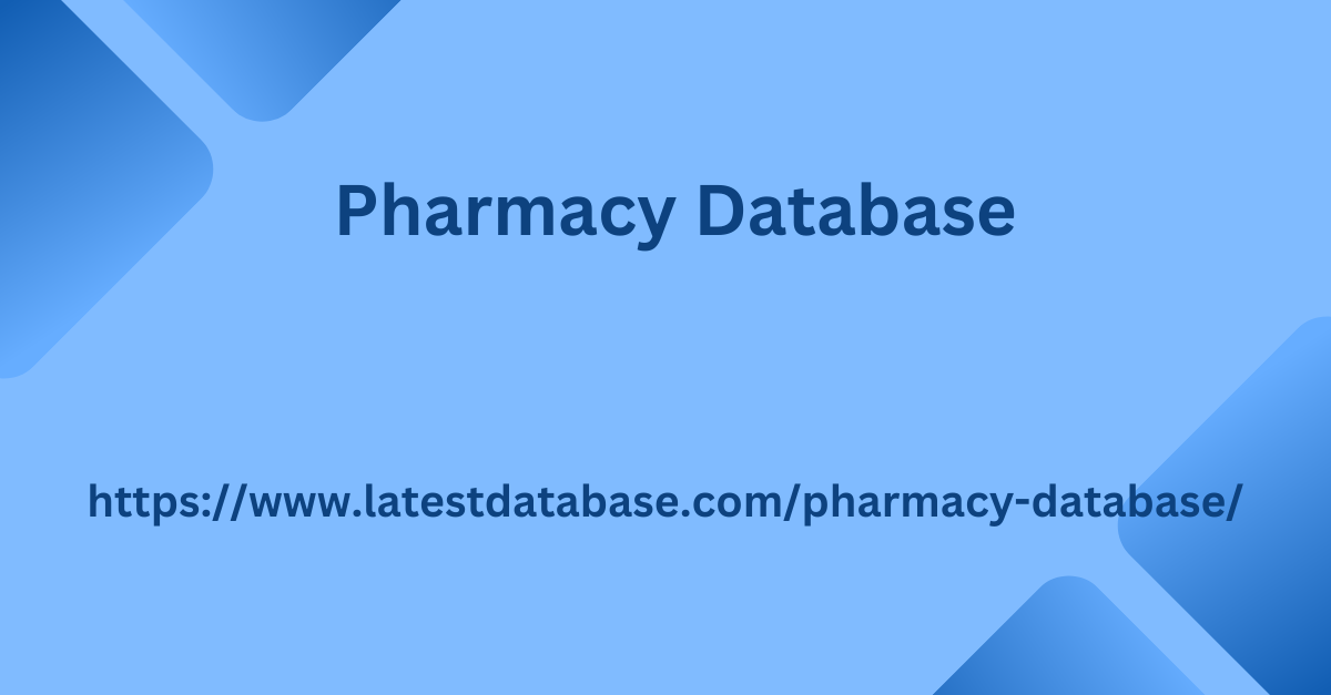 Pharmacy Database 