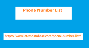 Phone Number List