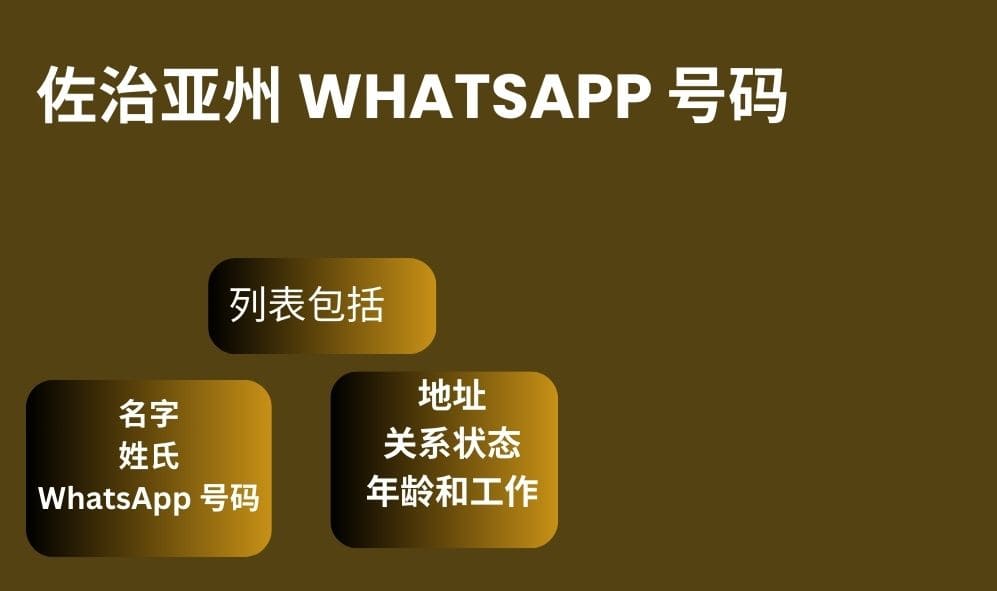 佐治亚州 whatsapp 号码